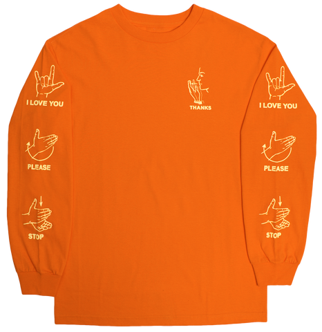 Sign Language Long Sleeve Tee
