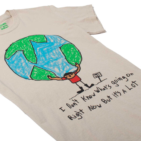 I don't know but it's a lot graphic on front tee